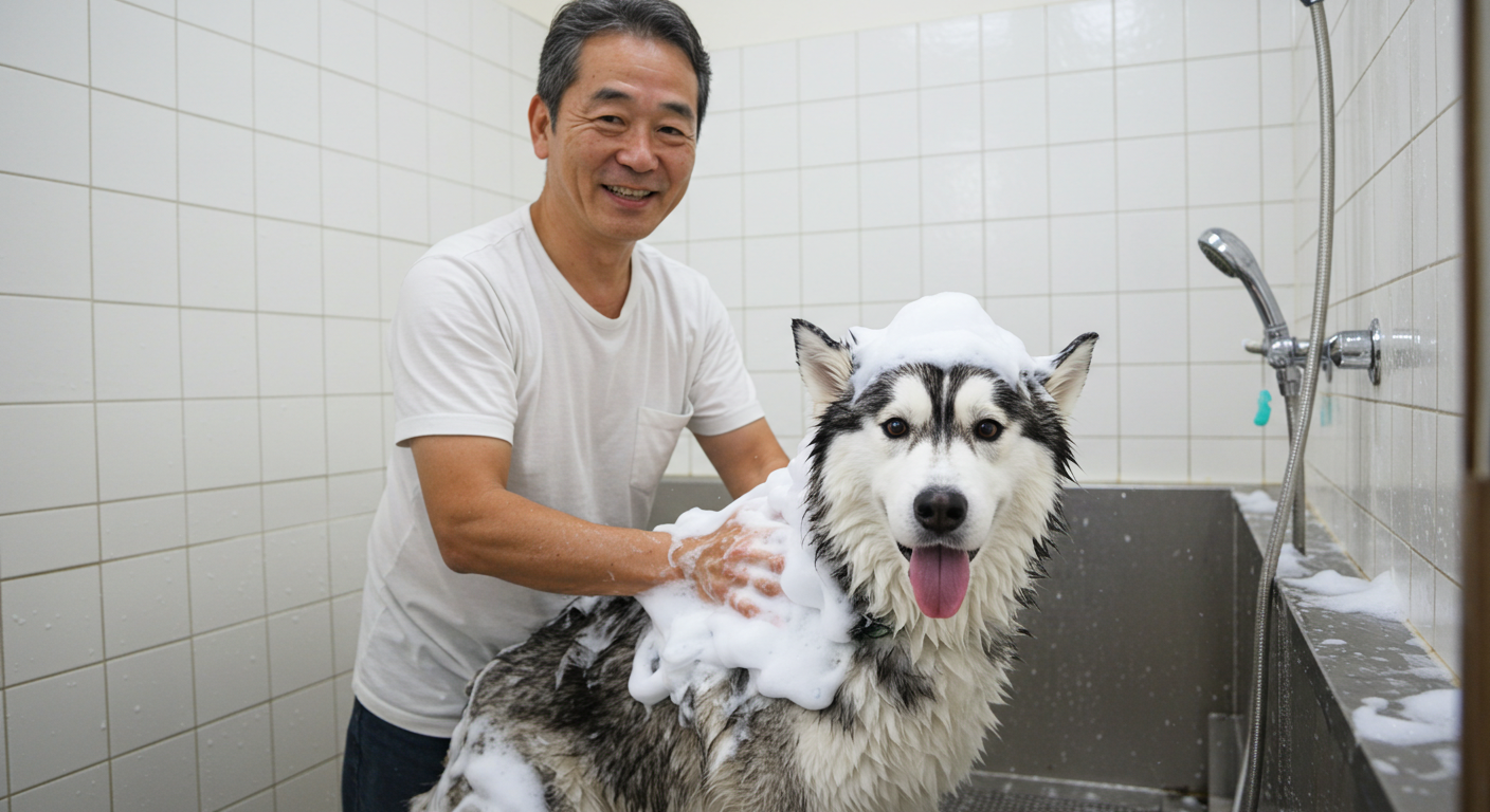 犬のシャンプーの正しい手順
